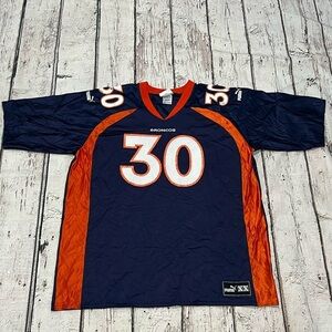 Vintage Terrell Davis Denver Broncos Puma 1990s NFL Football Jersey